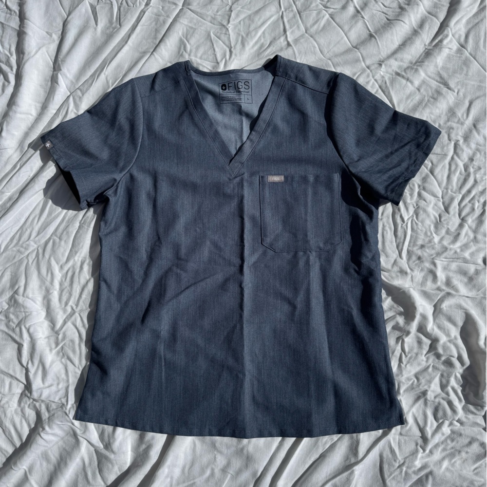 FIGS NWOT Medical Scrubs V-neck Top